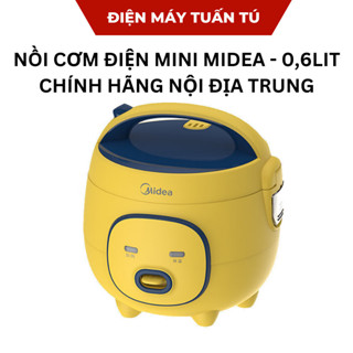  Nồi cơm điện lòng lõi  ruột Inox 304 mini Midea 0.6 lít MB-FB16M161 chính hãng nội địa Trung cao cấp ,BH 12 thán 