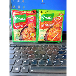  Combo 5 10 gói Cá Kho Riềng-Thit Kho Tàu Knorr 28g gói 
