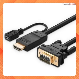 Cáp chuyển đổi HDMI to VGA 1,5m chính hãng Ugreen UG-30449 cao cấp