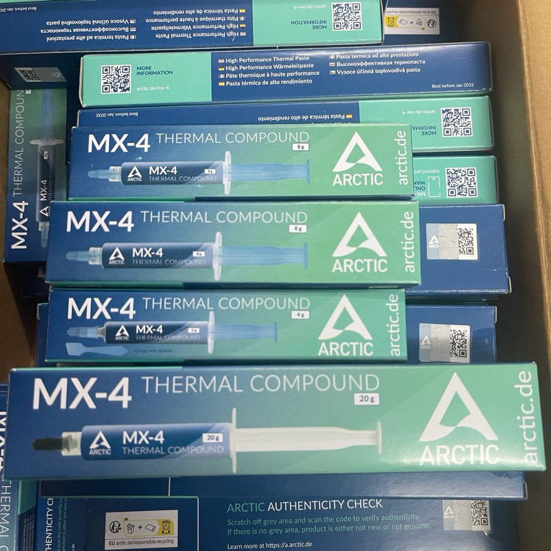 Keo Tản Nhiệt MX4 Arctic 4g 8g 20g Check QR Code - Chính Hãng