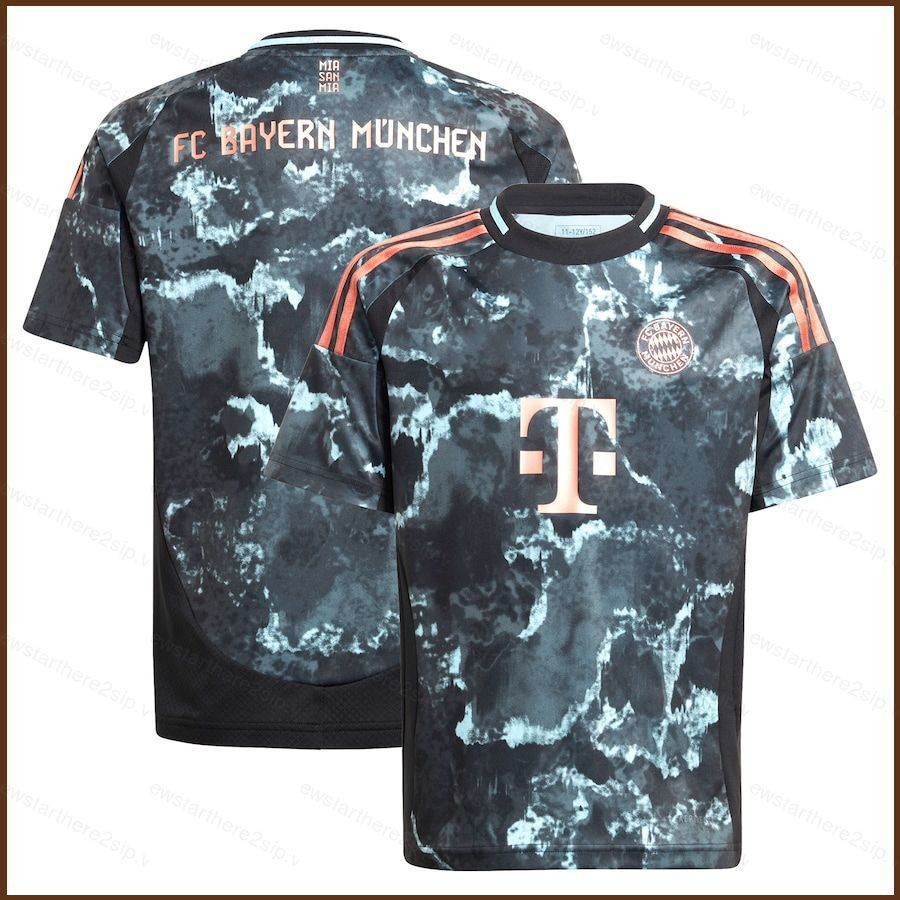 Np2 2024-2025 Bundesliga FC Bayern Munich Sân khách Jersey Trẻ em Người lớn Áo thun bóng đá Plus Siz