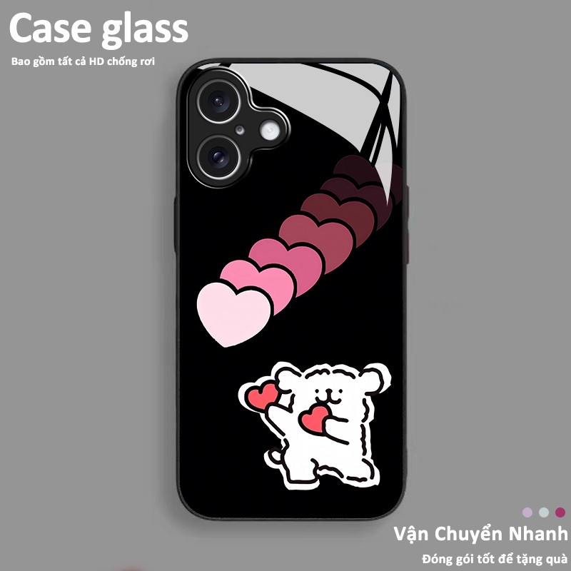 Ốp kính chống rơi 16promax 16promax 16E 15promax 14promax 11promax 13Pro 15 16 xsmax xr 7Plus