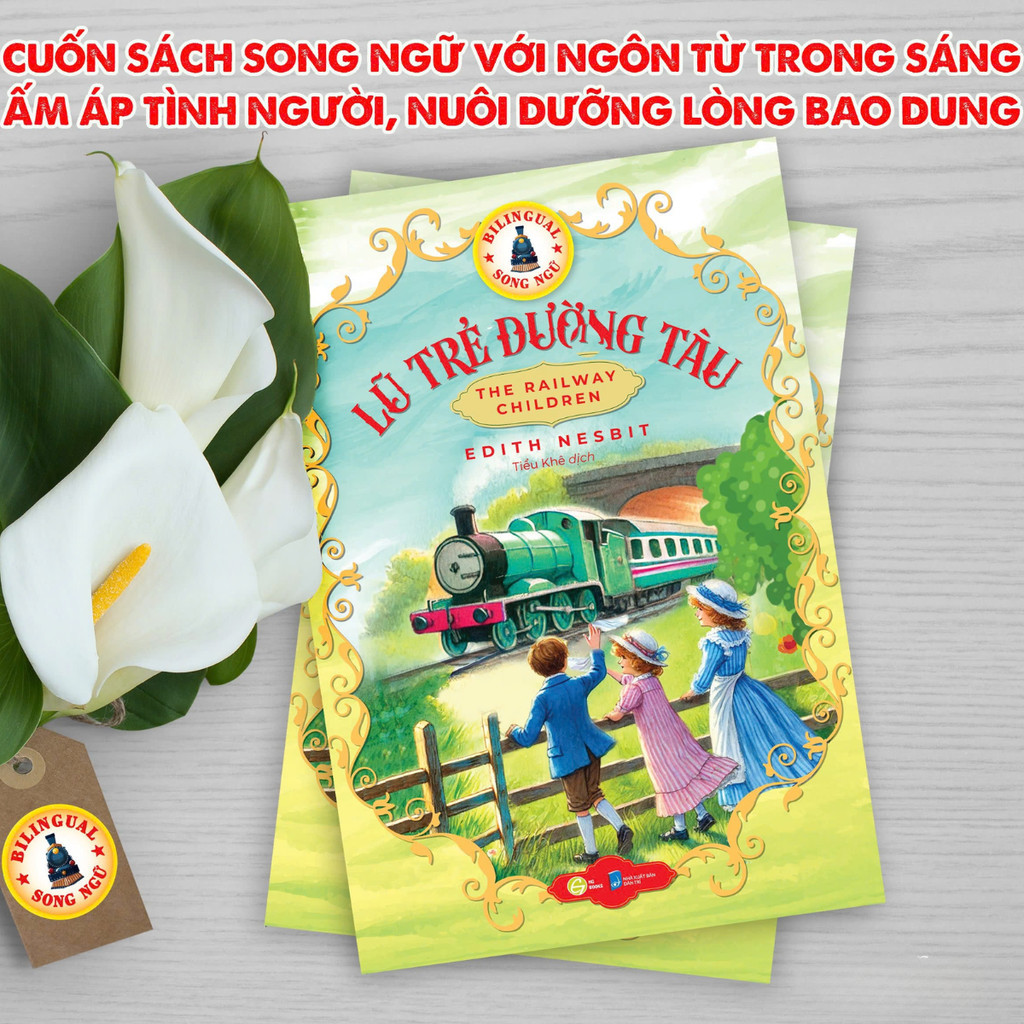 Sách song ngữ kinh điển Lũ Trẻ Đường Tàu có note từ vựng tặng kèm file nghe -HG Books