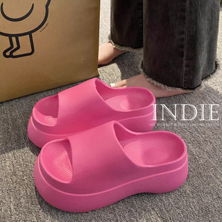 INDIE dép nữ dép bánh mì  2023 HOTSALE Giày lỗ bánh mì dễ thương Thoải mái Dễ dàng phối đồ Phối hợp dễ dàng Điệu đà FDL2440G5S 15Z240411