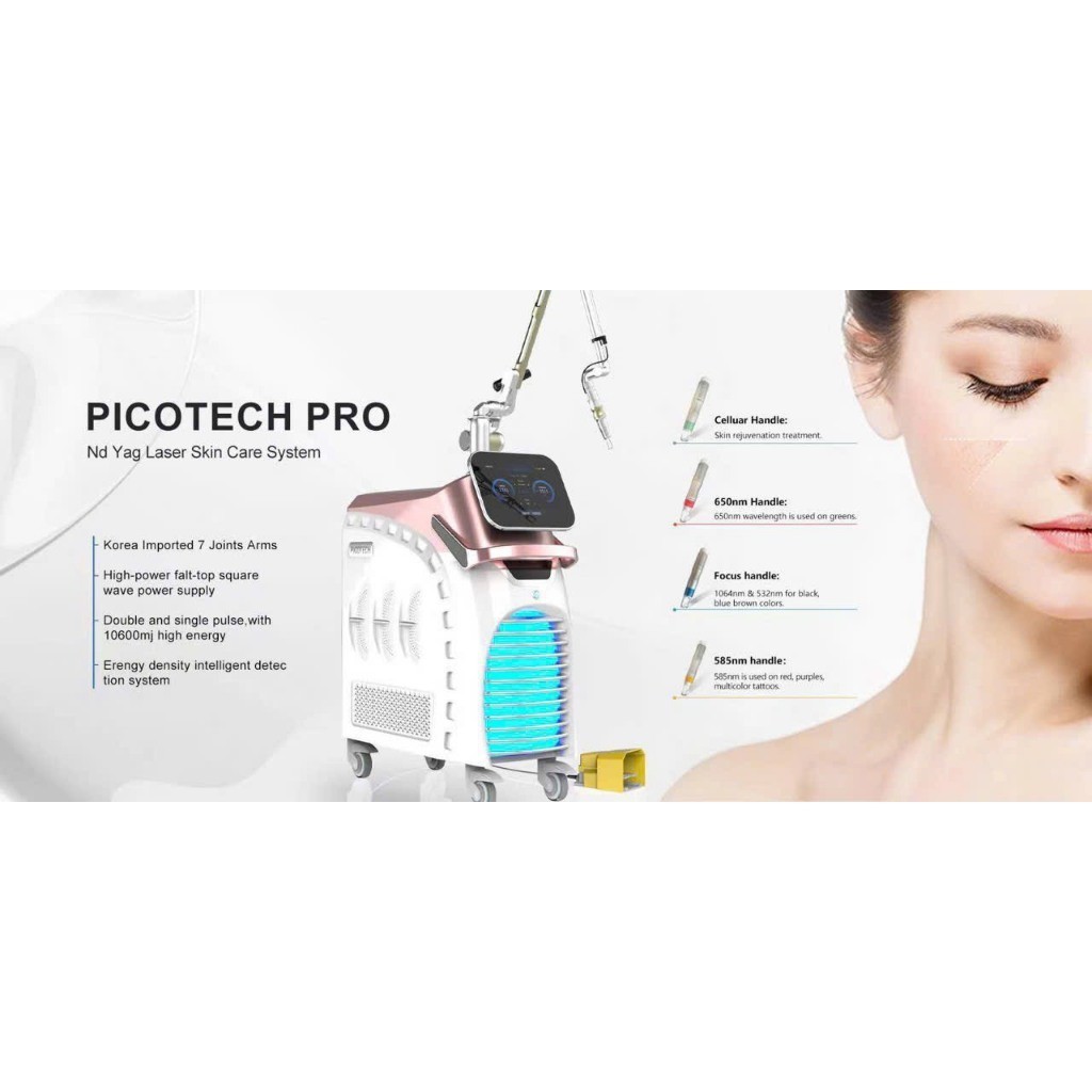 Máy Xóa Xăm Laser PICO TECH PRO Korea | Hàng Oder [ Bảo Hành 30 Tháng ]