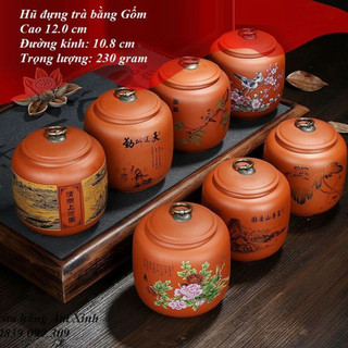 Hũ, Bình đựng trà bằng gốm tử sa