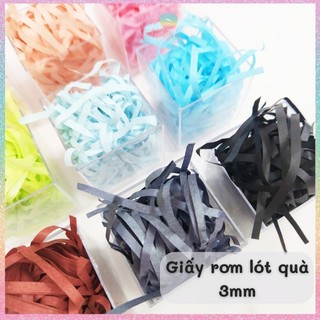 Giấy rơm 3mm giấy vụn lót hộp quà giấy rơm màu pastel ngọt ngào