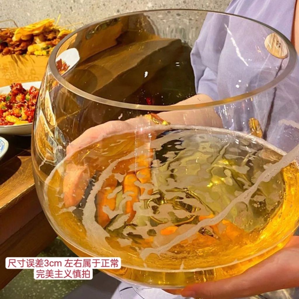 Cốc uống bia cỡ lớn ly rượu khổng lồ ly rượu lớn ly rượu lớn ly Anh Hùng thủy tinh dung tích lớn