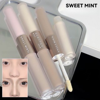  Sweet Mint Tạo khối tạo khối dạng lỏng hai đầu làm sáng tông màu da lâu trôi chỉnh sửa đường nét trên khuôn mặt không thấm nước và mồ hôi dễ tạo màu 