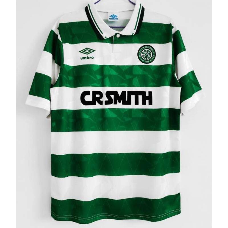 98 99 Celtic Home Áo bóng đá cổ điển Áo bóng đá