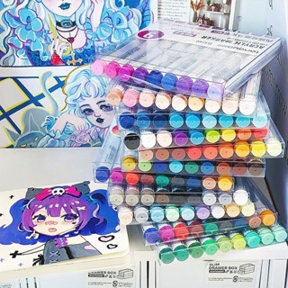  Set 9 Bút Acrylic Marker LANGUO - Hoạ Cụ Mèo Đen 