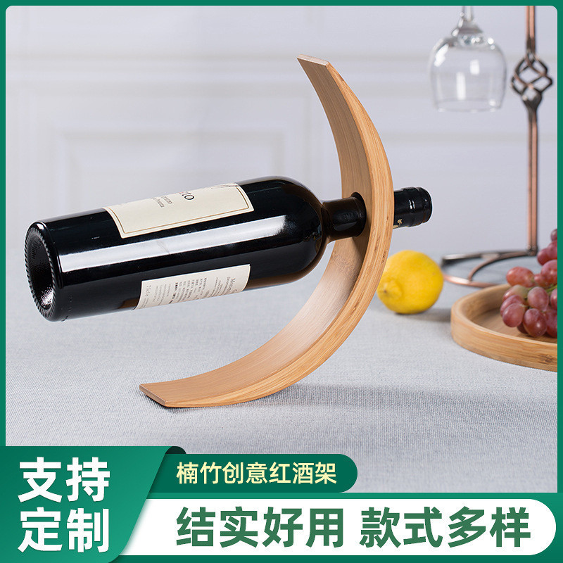 Kệ gỗ đồ trang trí câu lạc bộ rượu vang đơn giản giá trưng bày giá đựng chai