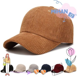 Mũ bóng chày vải nhung MIHAN1 Unisex Nam nữ Mũ bóng chày ngoài trời