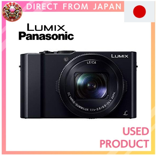 【Used】Panasonic Compact Digital Camera Lumix LX9 1.0-inch Sensor Equipped 4K Video Support Black DMC-LX9-K【Direct from J