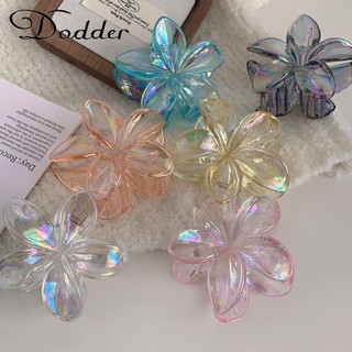 Dodder Hoa Ngọt Ngào Vuốt Tóc Kẹp Nữ Trong Suốt Acrylic Tóc Đi Biển Hawaii Phụ Kiện Tóc