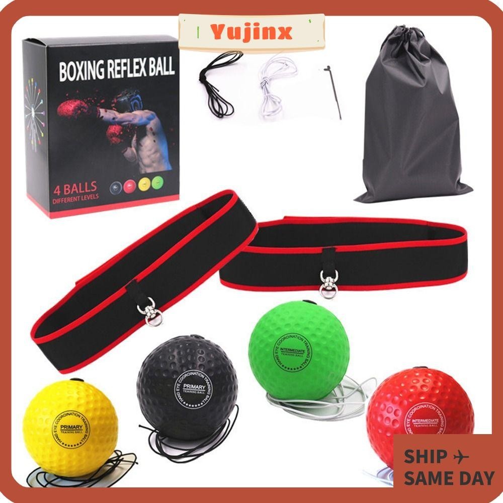YUJINX Speed Reflex Fight Ball Muay Tha Reflex Speed Training Phụ kiện phản hồi nhanh Fight Boxeo Ba