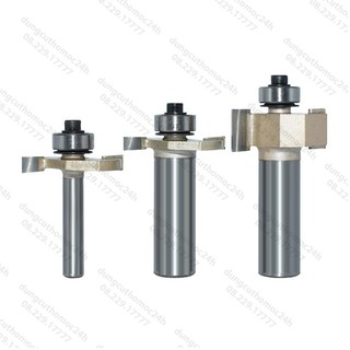 Mũi phay gỗ cuốc rãnh 2 cánh mũi soi móc ngang TIDEWAY cao cấp MSC-TW 