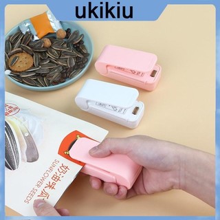 Uki Mini Sealer Túi Hộ Gia Đình Nhỏ Sealer Di Động Tay Áp Lực Nhiệt Sealer
