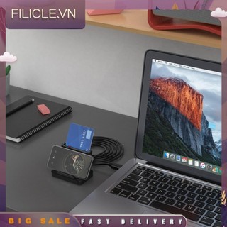 [Filicle.vn] SCR816 USB Smart ID IC SIM CAC Card Reader cho Windows 10 8 7 Max OS Linux