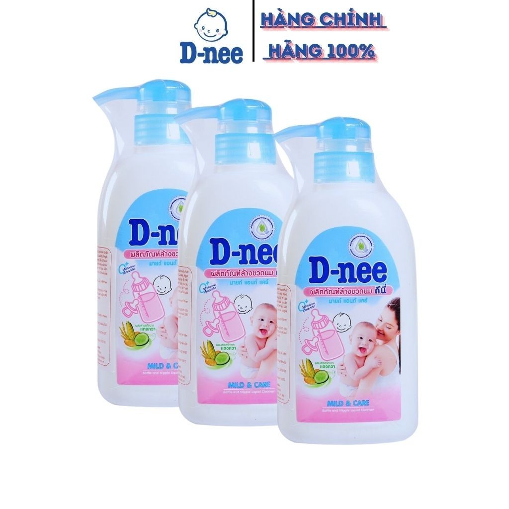 (NHẬP KHẨU) Nước rửa bình sữa D-nee 500 ML