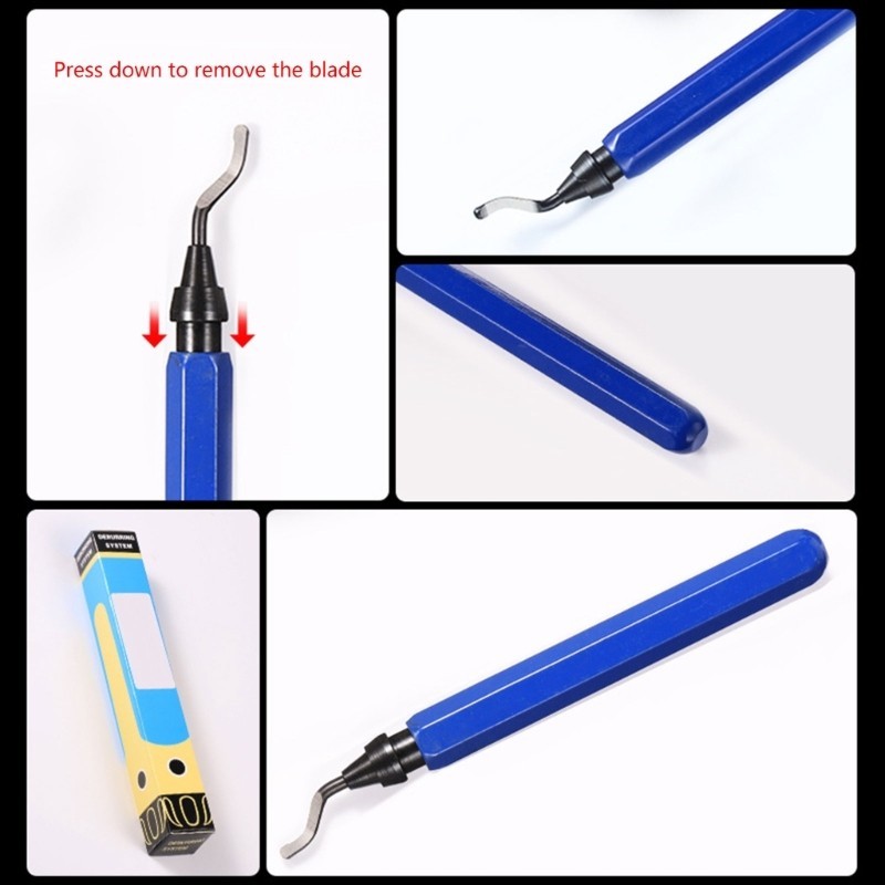 Cc Deburring Tool Set Debur Tool Burr Remover Hand Tool với 10 20 chiếc Cutter