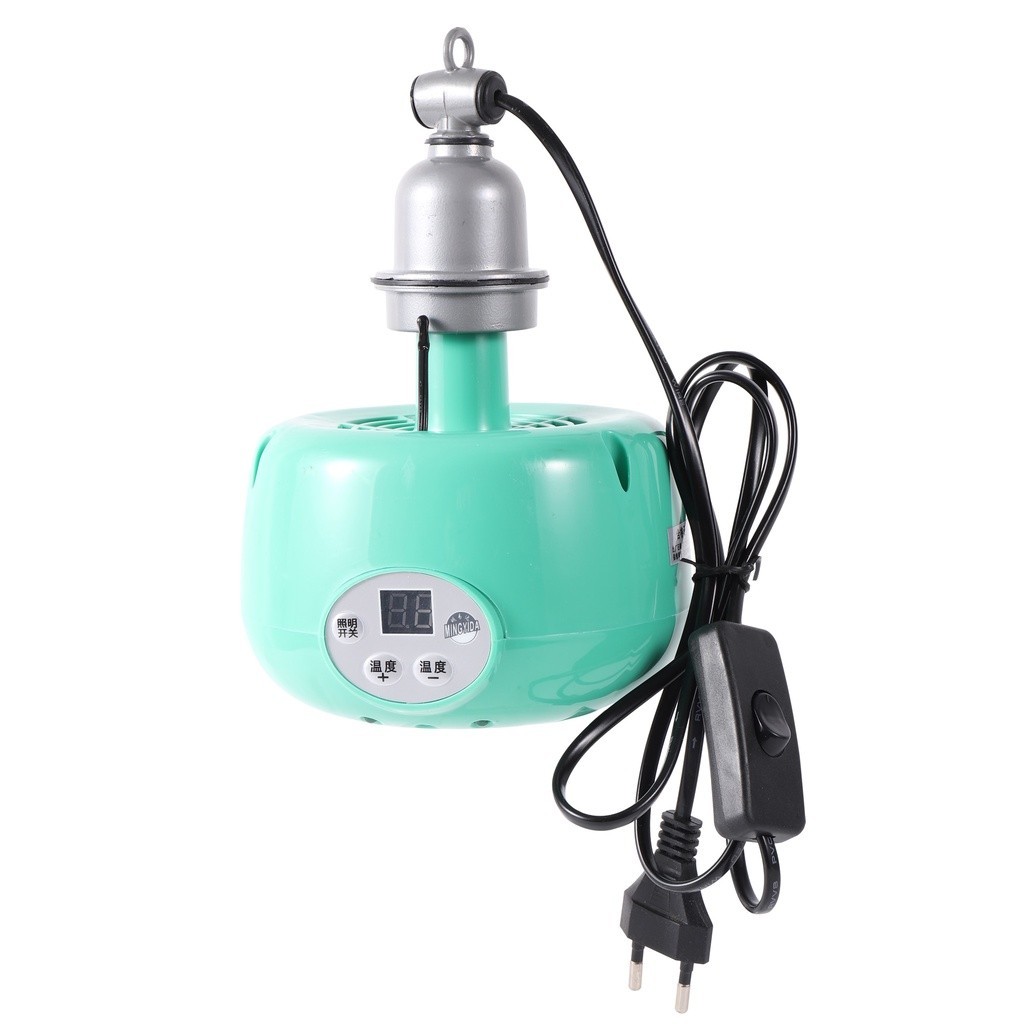 Đèn sưởi thú cưng Động vật Ánh sáng ấm gà Giữ nhiệt Bộ điều khiển nhiệt độ Máy sưởi Hộp bò sát Đèn sưởi 220V 300W