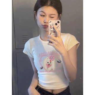 Áo baby tee Áo Thun ôm body Áo y2k Áo thun ngắn tay ôm vừa vặn dành cho nữ mùa hè