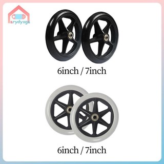 2 Bánh xe thay thế xe lăn thay thế hạng nặng cho xe tập đi