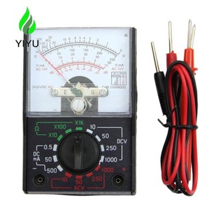 Yiyu hồ vạn năng cầm tay với 2 bút kiểm tra mf-110a máy kiểm tra đa năng giảng dạy điện ac / dc ohm mini pocket dc / ac đồng hồ đo dòng điện