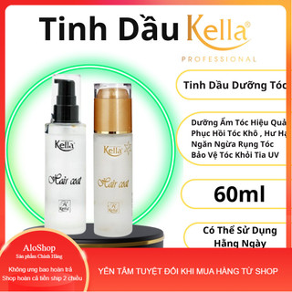 Dầu bóng tóc Kella 60ml nắp đen + nắp vàng