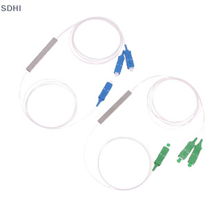 Bộ chia plc sợi quang sdhi 1x2 sc / apc sc / upc mini blockless 1 * 2 sc apc / upc connector fiber splitter ftth single mode
