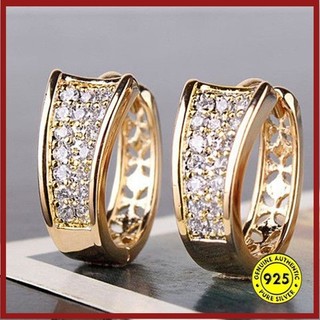 Kẹp tai Zircon dát siêu nhỏ Tinh tế Niche Thiết kế độc đáo Tính khí thời trang Phong cách rỗng
