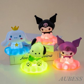 Sanrio Anime Phát Sáng Đám Mây Đèn LED Ngủ Trẻ Em Dạ Quang Đồ Chơi Phòng Ngủ Trang Trí Đèn Đầu Giường Trẻ Em Quà Tặng Trang Trí Bánh Sinh Nhật