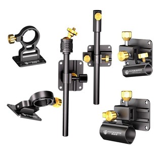 Bộ pat gắn ghế câu cá địa hình bộ pat gắn ghế pat khay mồi pat chống cần chất liệu inox chống rỉ