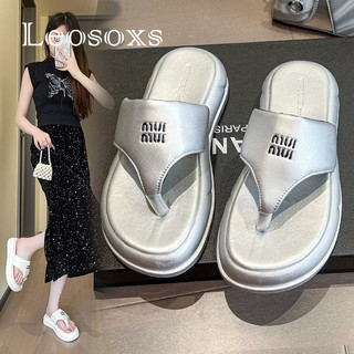 Leosoxs  dép sandal nữ dép bánh mì nữ dép bánh mì Chống Trượt Năng động Lịch lãm Thoải mái Độ bền cao Đa dụng Độn đế Đa dạng FDL2460KYP 26Z240626