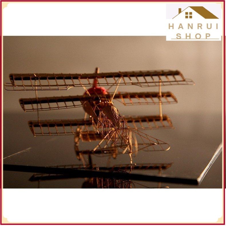 Máy bay lắp ráp 3D DIY kim loại COOL METAL FOKKER 🚁🚁