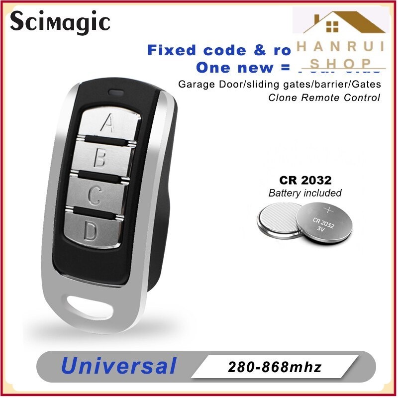 Remote Điều Khiển Sao Chép Đa Tần số (280-868mhz) ❤️Hanrui Shop❤️