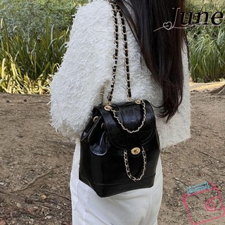 June Chains Ba lô nữ Ba lô da mùa thu đông