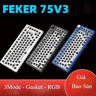 Kit Bàn Phím Cơ Feker 75V3 Ik75 3-Mode - Bluetooth 2.4G + Gasket Hotswap