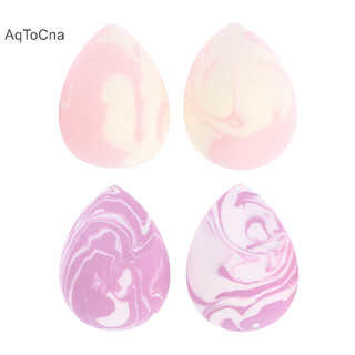 Aqtocna 1 miếng bọt biển trang điểm puff beauty trứng kem kem nền mỹ phẩm bọt biển puff hgvn