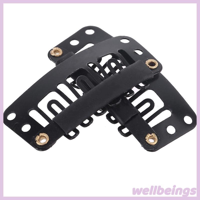 Wellb 10 Chiếc 32 Mm Hình Chữ U Kẹp Tóc Kim Loại Cho Phần Mở Rộng Tóc Sợi Ngang Kẹp Tóc Giả