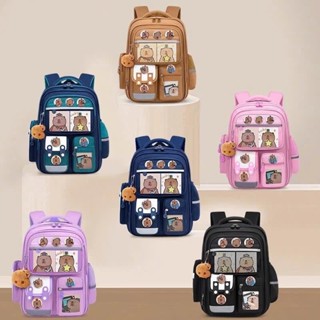 ( Tặng Kèm 10 Món Phụ Kiện ) Balo Chống Gù Cho Bé Trai Gái Chống Nước Balo Cấp 1 Cặp Sách Học Sinh Tiểu Học