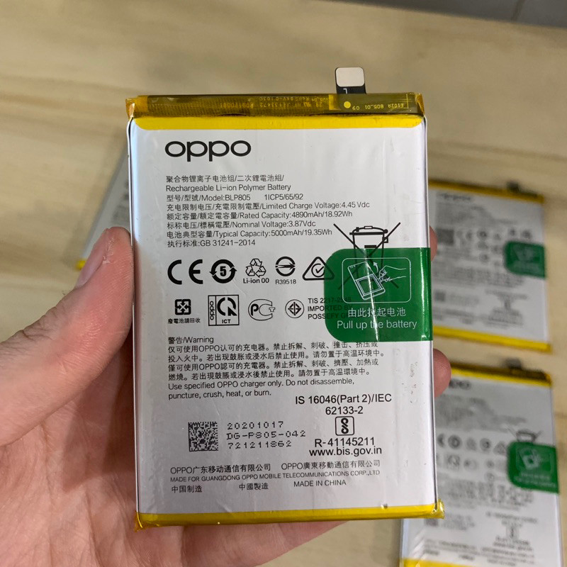 Pin Zin Oppo BLP805 A53-2020 / A93 ( 5G ) / A73 ( 5G ) / A54-4G / A74-5G /A55 Hàng Cao Cấp.