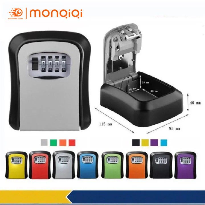 Hộp khóa lockbox treo tường cho homestay hay Airbnb( chất liệu bán kim loại )