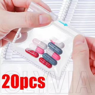 Slxc-5-20 Túi Phân Loại Thuốc Eva - Túi Niêm Phong Viên - Nhiều Ngăn, Có Thể Bảo Vệ, Chống Thấm Nước - Hộp Đựng Thuốc Du Lịch - Dành Cho Vòng Cổ Bông Tai Ngọc