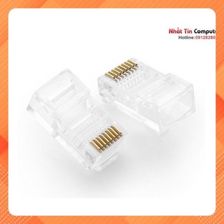 Hạt mạng RJ45 cat5e 10c/túi chính hãng Ugreen 20329 cao cấp