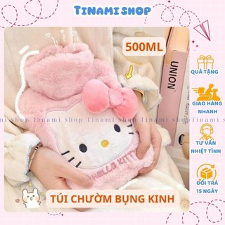  Túi sưởi chườm bụng kinh cho bạn gái Hello Kitty Loopy Sanrio chườm nóng lạnh 500ml cao cấp 
