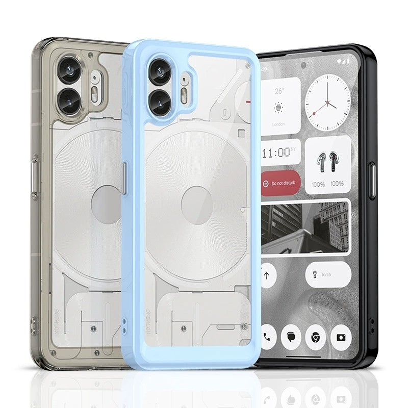 Ốp lưng điện thoại trong suốt cho Nothing Phone 2 Ốp lưng bảo vệ nhiều màu sắc Ốp lưng trong suốt