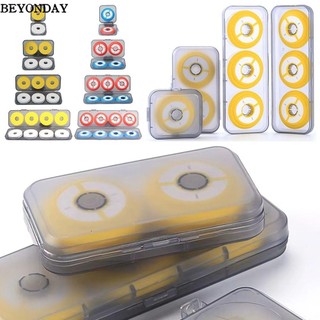 Beyonday 1 Cái Hộp Dây Câu Cá Chính, 2-6 Trục Chính W / Hộp Cuộn Dây Công Cụ, Silicon Di Động / Bọt Chính Cuộn Dây Đóng Hộp Bảo Quản Phụ Kiện Câu Cá