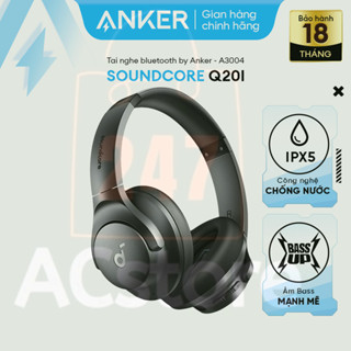 Tai nghe chụp tai không dây Bluetooth Anker Soundcore Q20i - A3004 - Chính Hãng - Chống Ồ - App   shop ACSTORE247